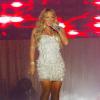 Mariah Carey en concert sur la Gold Coast dans le Queensland en Australie le 1er janvier 2013.
