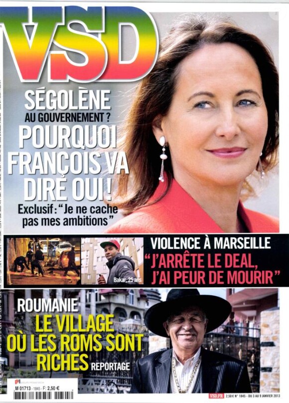Le magazine VSD du 3 janvier 2013.