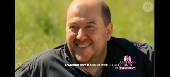 Didier dans L'amour est dans le pré - portraits, première partie, lundi 7 janvier 2012 sur M6
