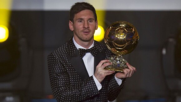 Ballon d'or 2012 : Lionel Messi, sacré, quatre à quatre dans l'Histoire du foot