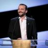 Mathieu Kassovitz fait son mea culpa lors de la cérémonie des César, après avoir dérapé un mois plus tôt sur Twitter. (Photo du 24 février 2012)
