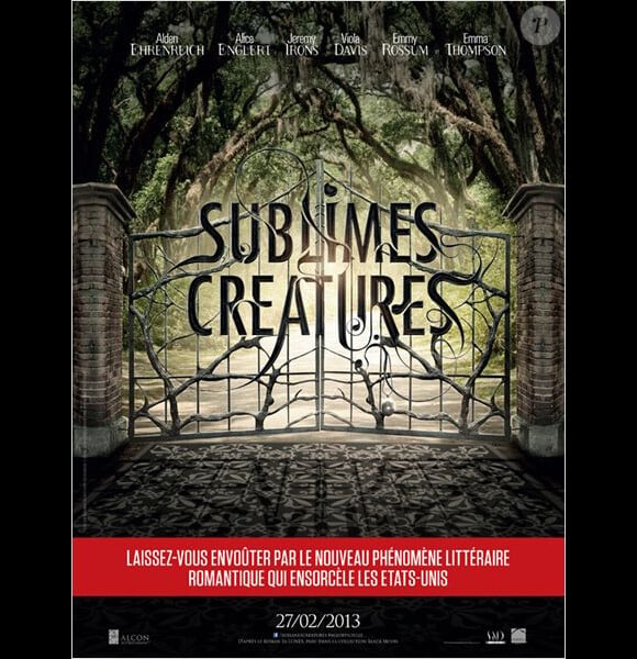 Première affiche teaser française pour Sublimes Créatures.