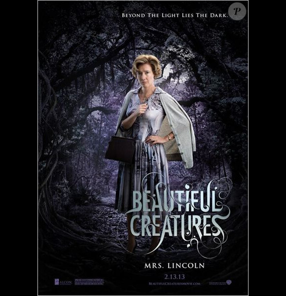 Emma Thompson dans un character poster de Sublimes Créatures.