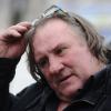 Gérard Depardieu lors de son arrivée à Saransk, le 6 janvier 2013