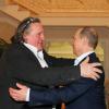 Gérard Depardieu et Vladimir Poutine, le 5 janvier 2013 à Sochi