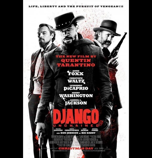 Affiche officielle du film Django Unchained.