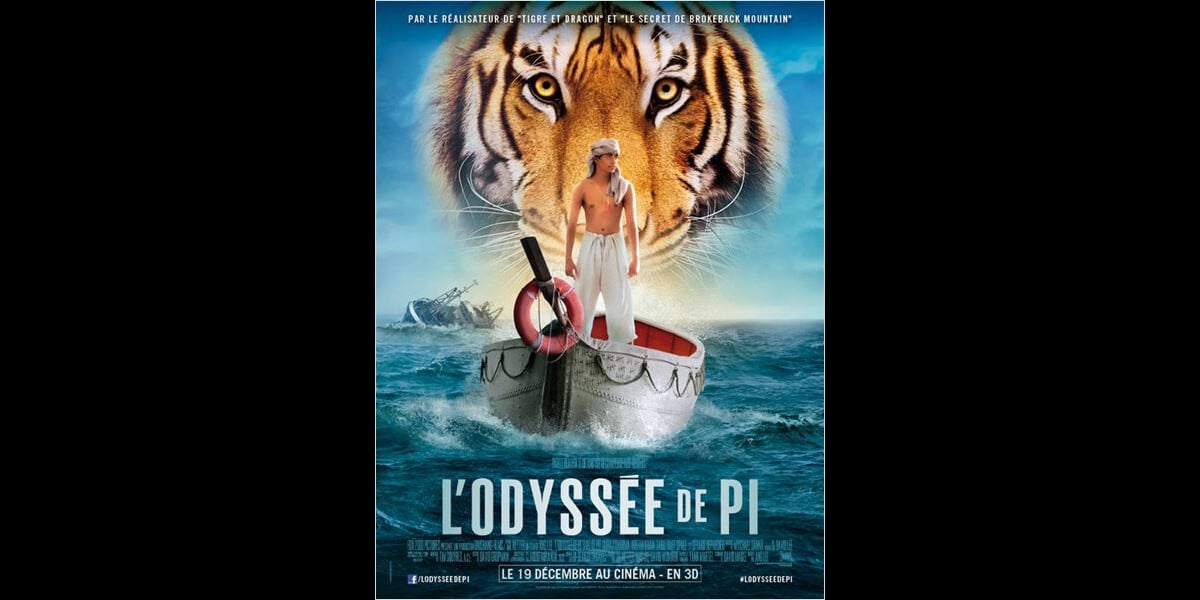 Photo : Affiche officielle du film L'Odyssée de Pi. - Purepeople