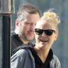 Malin Akerman, radieuse et enceinte, avec son mari Roberto Zincone vont déjeuner au restaurant avec des amis à West Hollywood, le 10 janvier 2013.
