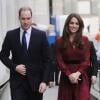 Le prince William et Kate Middleton le 11 janvier 2013 à Londres à la National Portrait Gallery