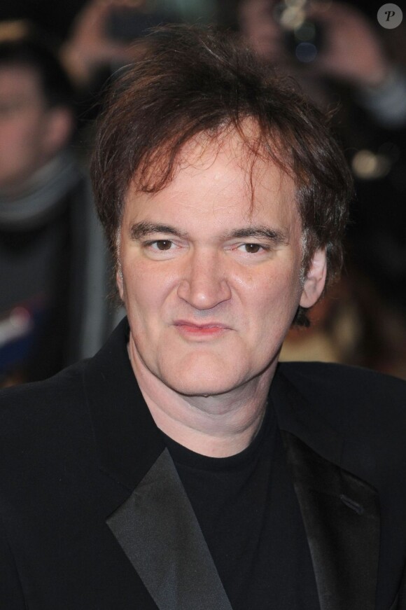 Quentin Tarantino pendant la première britannique de Django Unchained à Londres le 10 janvier 2013.