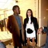 Kanye West et Kim Kardashian font du shopping chez Balenciaga, à Paris le 11 janvier 2013.