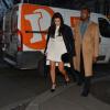 Kim Kardashian et Kanye West sont chic en toutes circonstances, à Paris, le 11 janvier 2013.