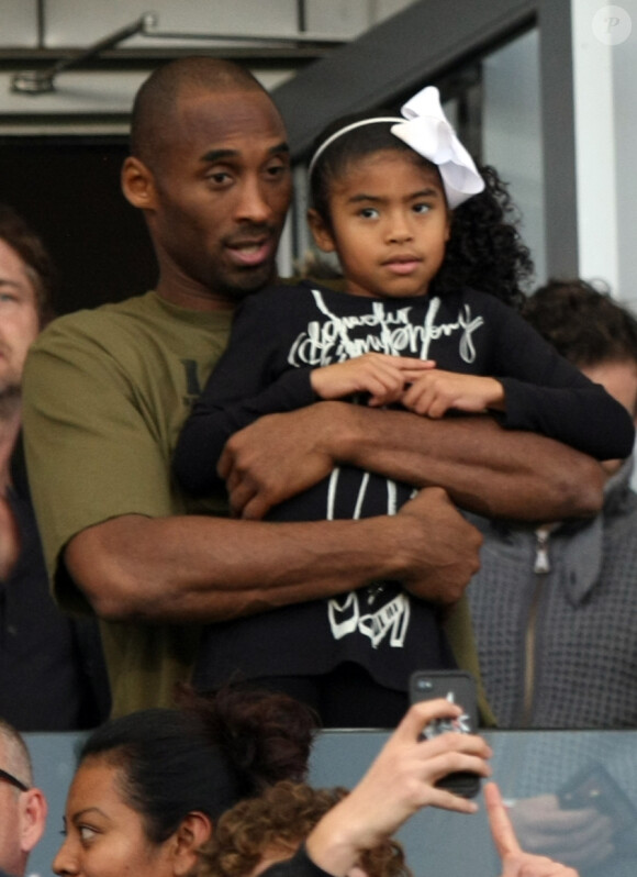 Kobe Bryant et sa fille le 1er décembre 2012.