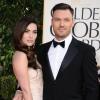 Megan Fox et Brian Austin Green lors de la cérémonie des Golden Globes à Los Angeles le 13 janvier 2013