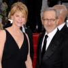 Kate Capshaw et Steven Spielberg lors de la cérémonie des Golden Globes à Los Angeles le 13 janvier 2013