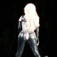 Lady Gaga, victime d'un incident vestimentaire lors de son concert le 11 janvier 2013 à Vancouver.