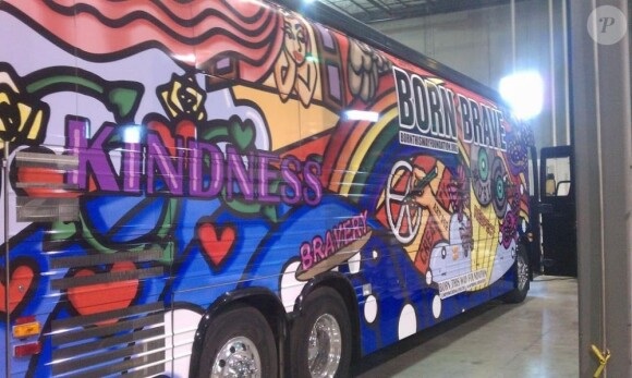 Le "Born Brave Bus" dont l'inauguration a eu lieue le 14 janvier 2013 à Tacoma (Washington).
