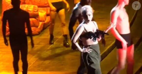 Lady Gaga lors de son concert à Vancouver, le 11 janvier 2013.