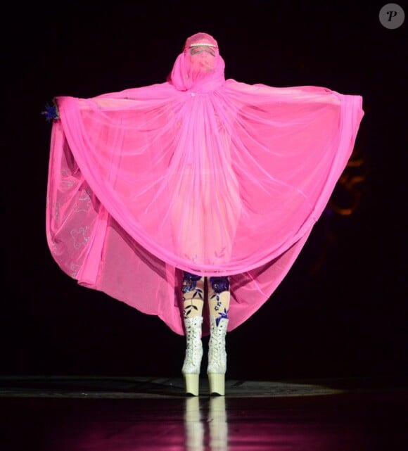 Lady Gaga à la Fashion Week de Londres en septembre 2012.