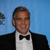 George Clooney dans la Pressroom pour la 70e soirée des Golden Globe Awards à Beverly Hills, le 13 janvier 2013.
