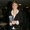Céline Dumerc le 14 janvier 2013 lors de la remise du prix du sportif de l'année Radio France à Paris remis cette année à Céline Dumerc, joueuse de l'équipe de France de basket