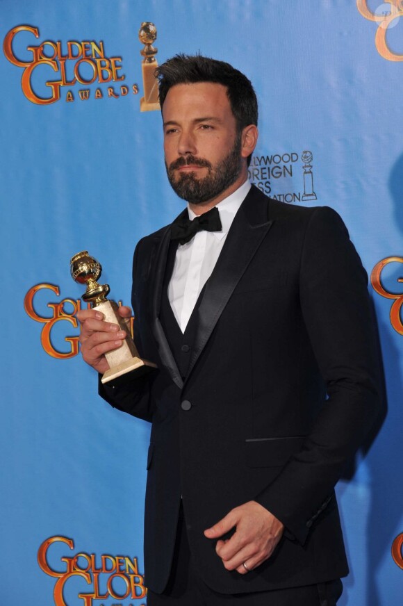 Ben Affleck lors des Golden Globe Awards le 13 janvier 2013