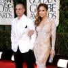 Jennifer Lopez et Casper Smart lors des Golden Globe Awards à Los Angeles le 13 janvier 2013