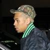 Le chanteur Chris Brown se rend dans la boîte de nuit Supperclub à Los Angeles. Le 15 janvier 2013.