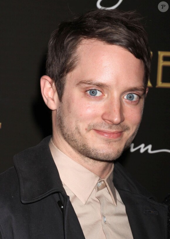 L'acteur Elijah Wood assiste à la soirée d'ouverture du restaurant Andrea's à l'hôtel-casino Encore. Las Vegas, le 16 janvier 2013.