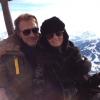 Johnny et Laeticia à Gstaad le 6 janvier 2013.