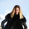 Isabelle Funaro lors du photocall dans la neige au Festival du film de comédie à l'Alpe d'Huez le 17 janvier 2013.