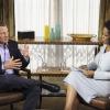 Photo officielle de la chaîne d'Oprah Winfrey OWN lors de l'entretien de l'animatrice avec Lance Armstrong à Austin et enregistré le 14 janvier 2013.