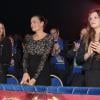 Pauline Ducruet, la princesse Stéphanie de Monaco et Camille Gottlieb lors du 37e Festival international du Cirque de Monte-Carlo le 19 janvier 2013