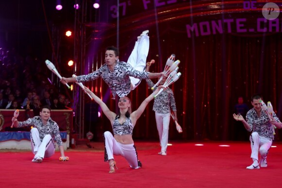 Le 37e Festival international du Cirque de Monte-Carlo le 19 janvier 2013