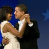 Barack et Michelle Obama au bal d'investiture le 20 janvier 2009.