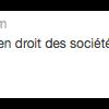 C'est un futur étudiant de Jean Sarkozy qui a tweeté l'info le 22 janvier 2013.