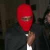 Kanye West arrive au défilé haute couture Maison Martin Margiela printemps-été 2013 à Paris. Le 23 janvier 2013.