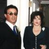 Sly Stallone et sa mère Jackie Stallone, le 31 juillet 2000.
