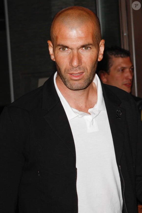 L'ex-footballeur Zinédine Zidane à Paris, le 7 juin 2012.