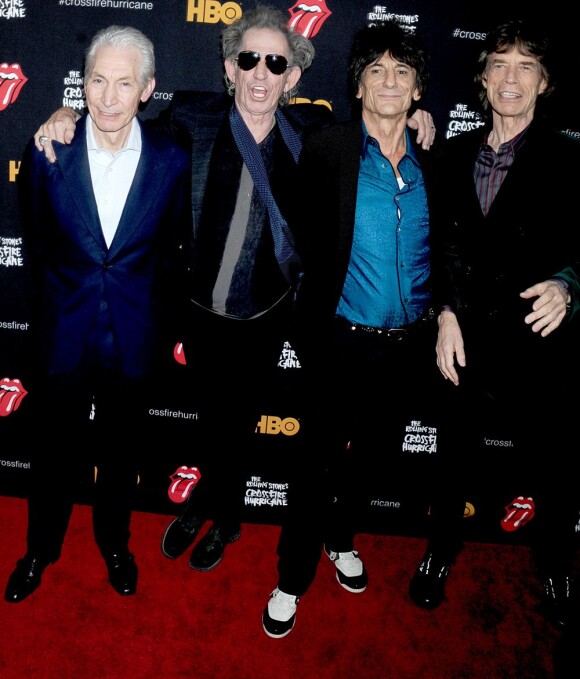 Les Rolling Stones à New York, le 13 novembre 2012.
