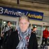 Franck Dubosc débarque à l'aéroport de Nice, le 25 janvier 2013, pour la cérémonie des NRJ Music Awards, diffusée sur TF1, samedi 26 janvier 2013.