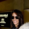 Shy'm arrive à l'aéroport de Nice, avant de filer vers Cannes pour les NRJ Music Awards, le 25 janvier 2013.