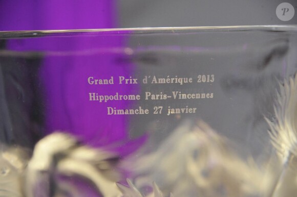 Image du dîner de Gala du 92e Grand Prix d'Amérique au Grand Palais à Paris le 26 Janvier 2013.