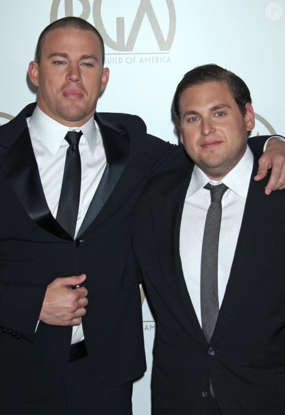 Channing Tatum et Jonah Hill lors de la 24e cérémonie des 'Producers Guild Awards' à Beverly Hills le 26 Janvier 2013.
