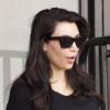 Kim Kardashian quitte son cours de gym dans le quartier de Studio City. Le 29 janvier 2013.