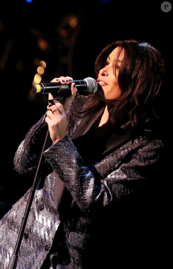 Jenifer - concert exceptionnel d'Alain Chamfort au Grand Rex autour de son album de duos "Elles et Lui" à Paris le 30 janvier 2013. 