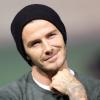 David Beckham lors d'une cérémonie organisée pour de la victoire du Galaxy en MLS, au Home Depot Center de Carson le 3 décembre 2012