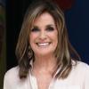 Linda Gray sur le plateau de l'émission Extra à Los Angeles, le 13 juin 2012.