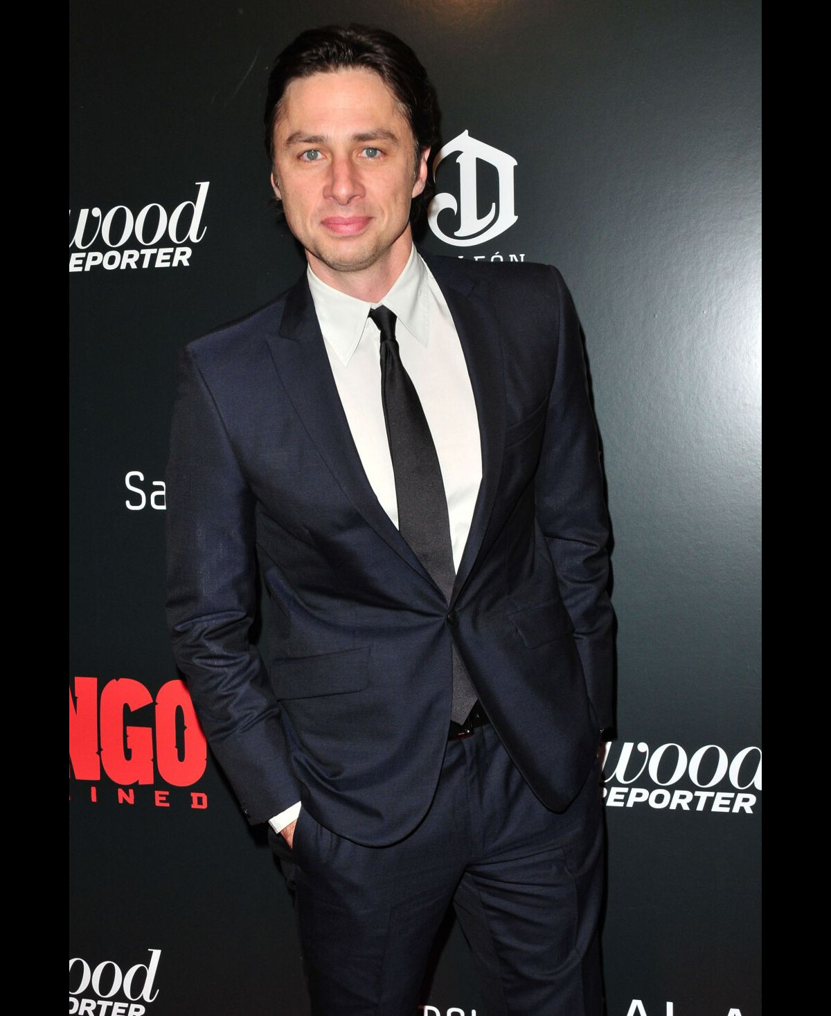 Vidéo Zach Braff Lors De La Première Du Film Django Unchained à New York Le 11 Décembre 