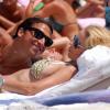 EXCLUSIF - Zlatan Ibrahimovic et sa compagne Helena Seger le 15 juillet 2012 en vacances à Formentera